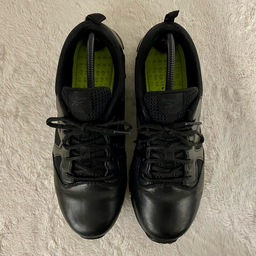 Reebok Work Black Sublite Cushion Shoes Men’s Size 10.5W Soft Toe - Picture 6 of 12